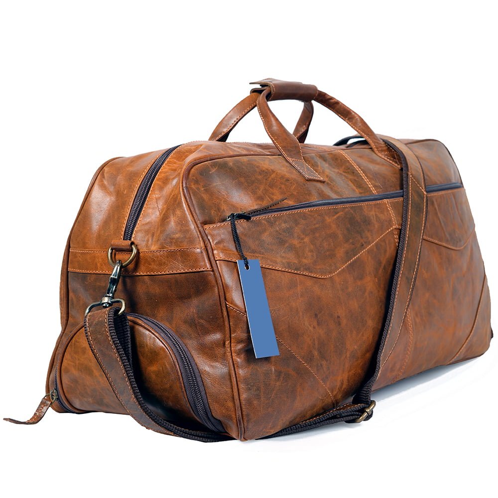 Buffalo Leather Duffel Bag