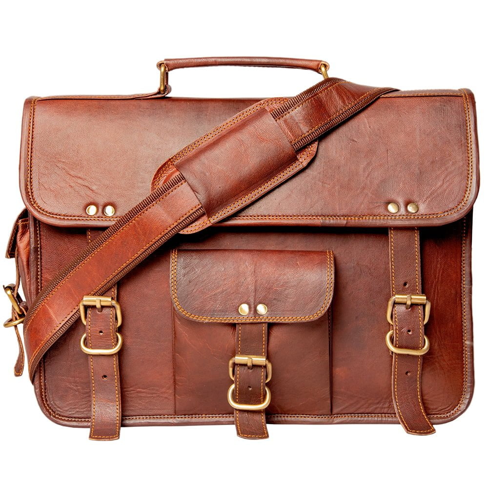 Handmade Leather Messenger Bag